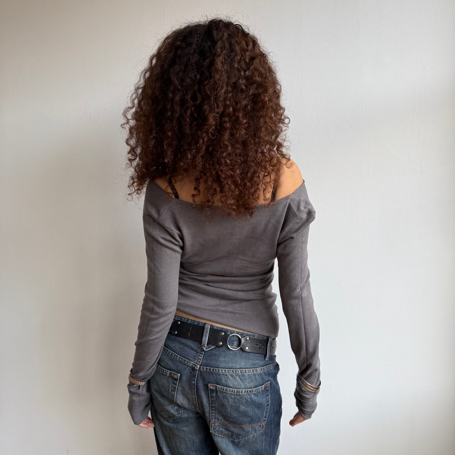 Taupe slouchy knit - Size S