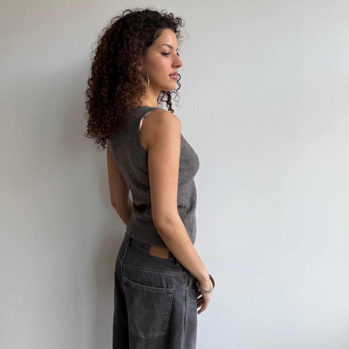 Brown cashmere vest - Size S
