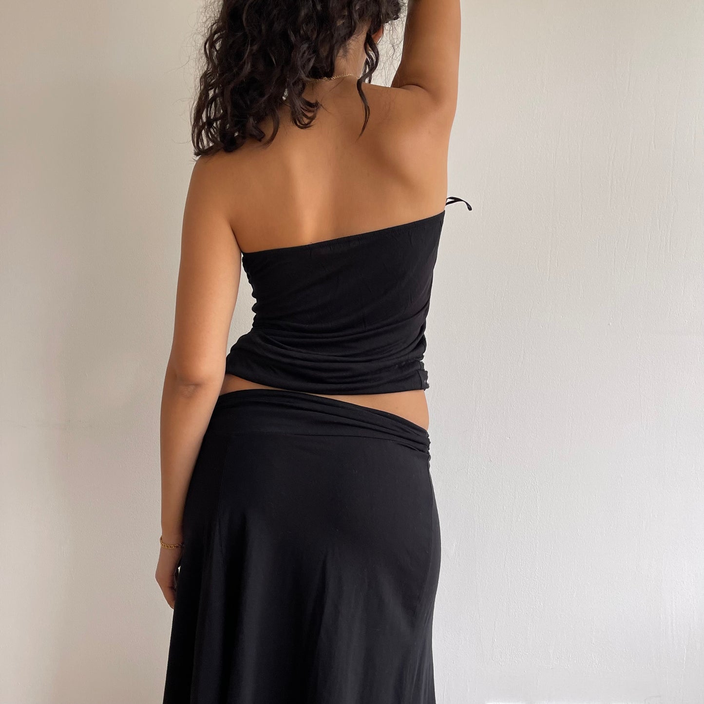 Black sequin bandeau - Size M