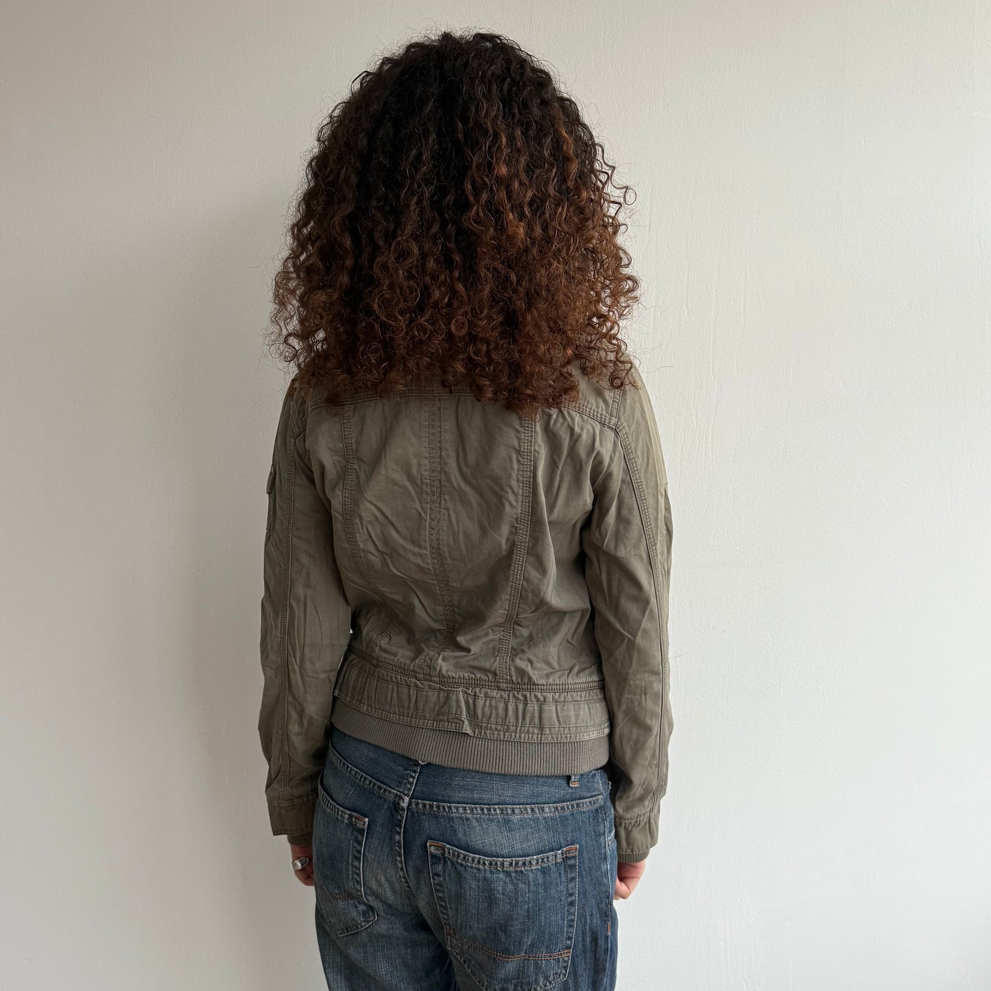 Khaki cargo jacket - Size M