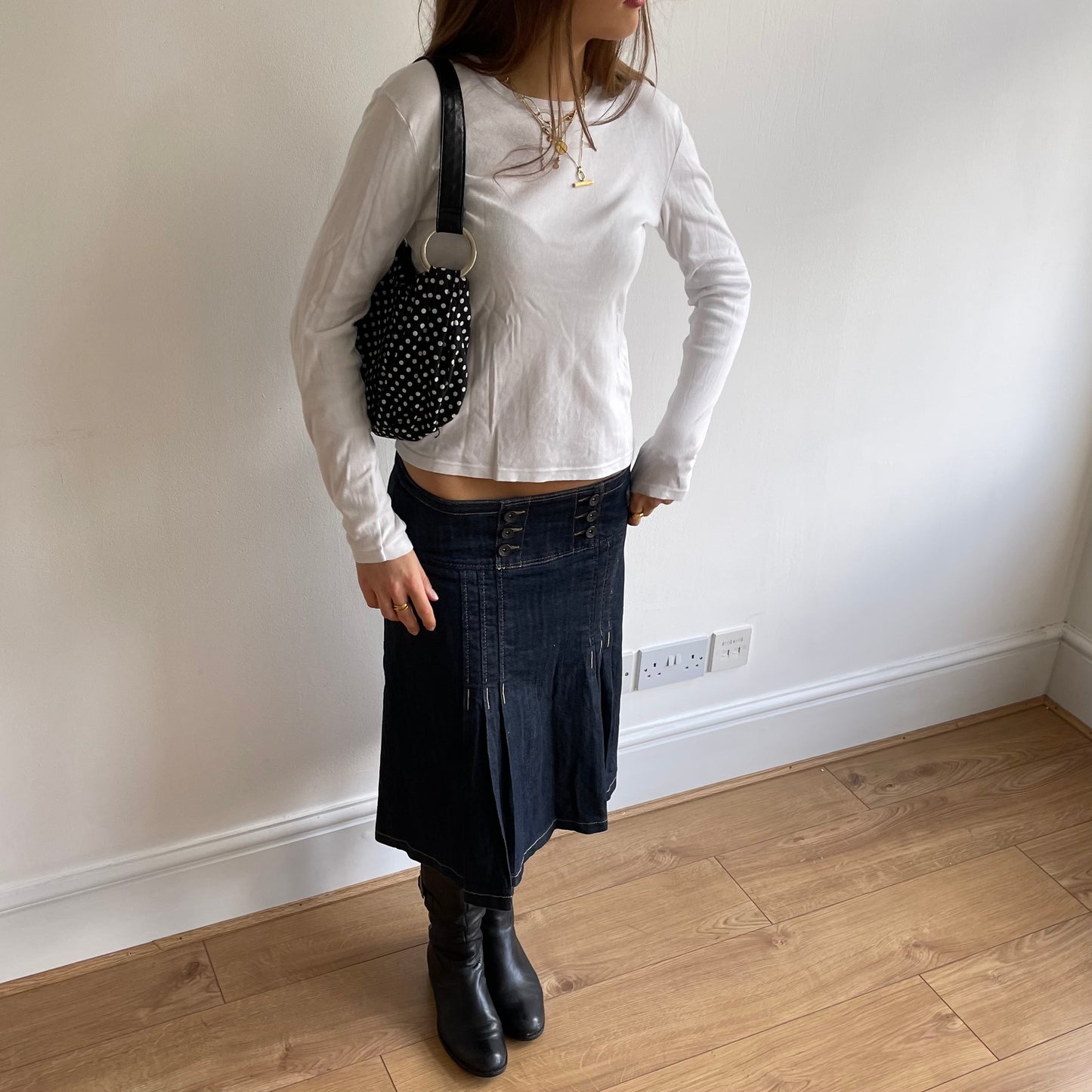 Polka dot O-ring bag