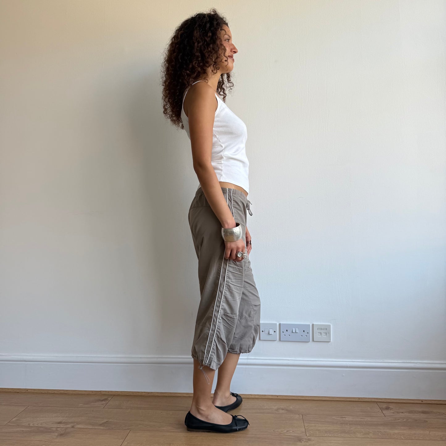 Taupe Nike Capris - Size M