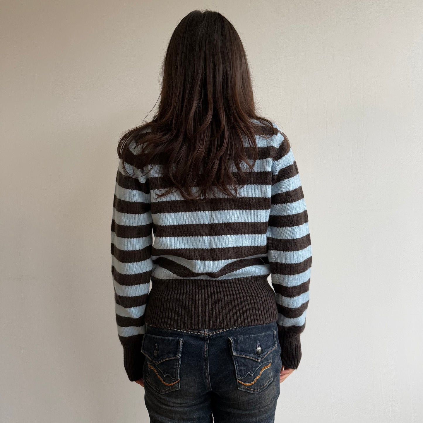 Striped Adidas roll neck - Size S