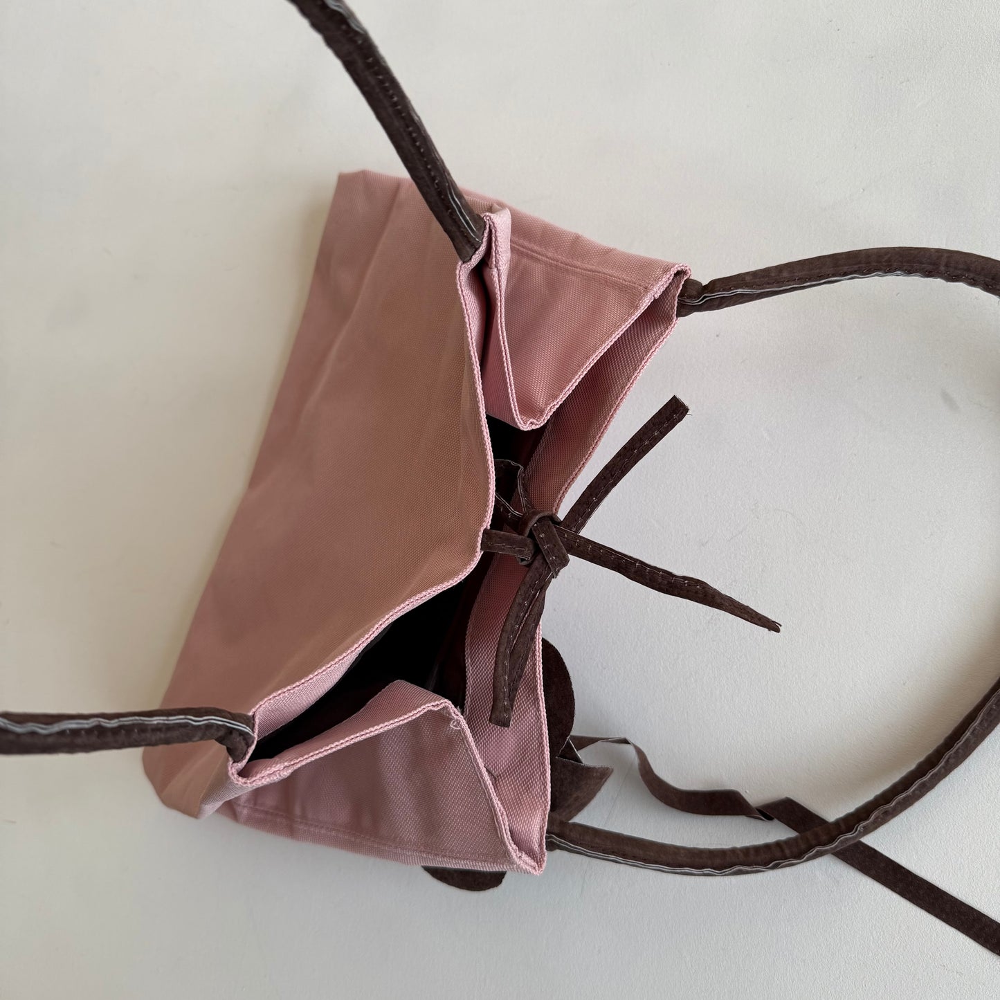 Pink flower bag