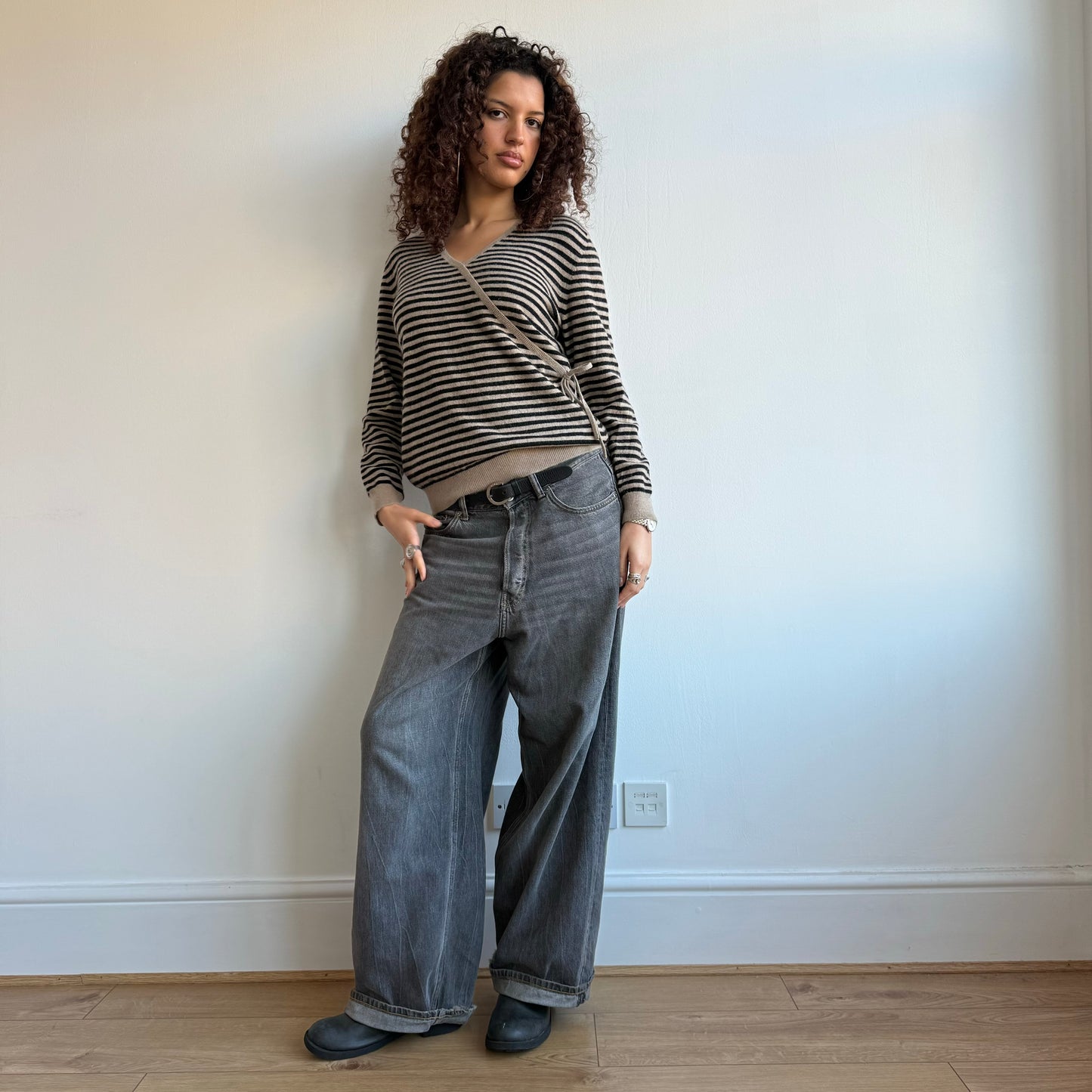 Cashmere wrap knit - Size M