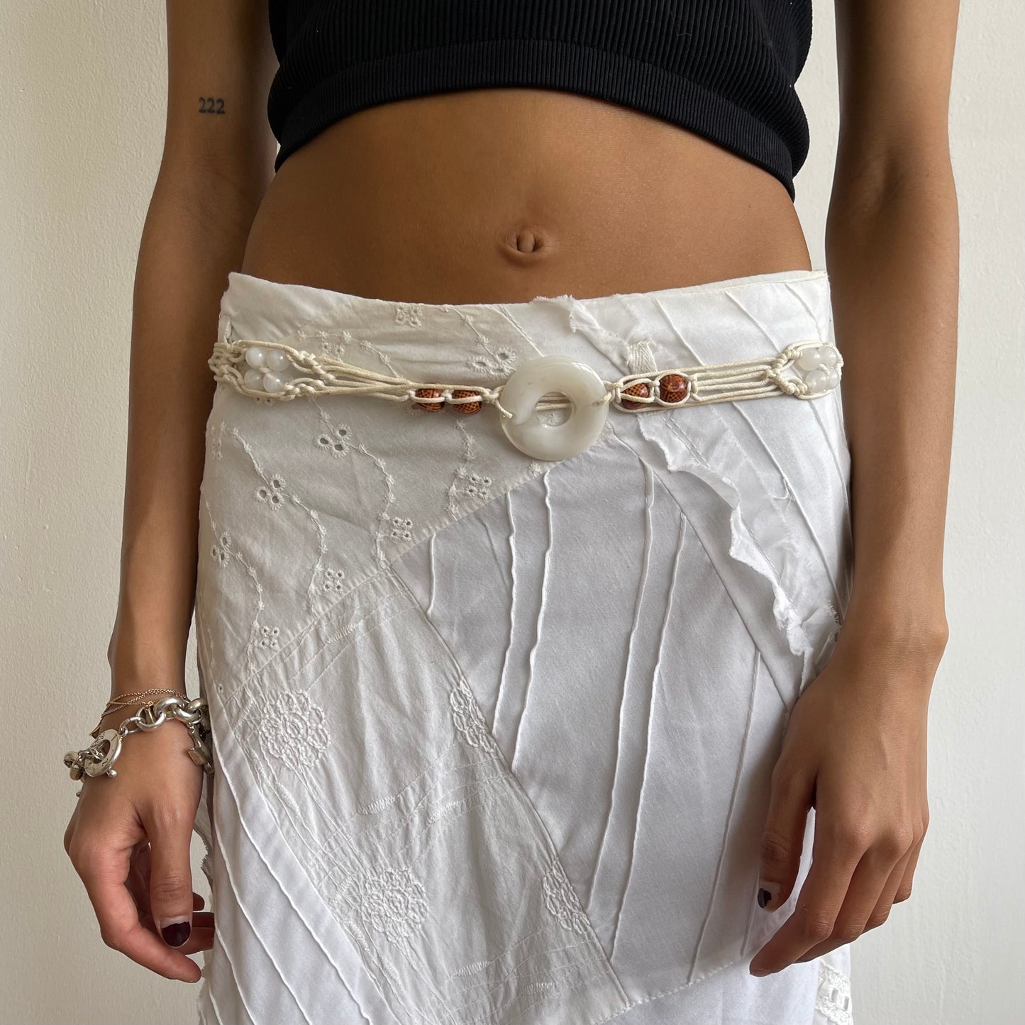 Beaded boho belt (3) - O/S