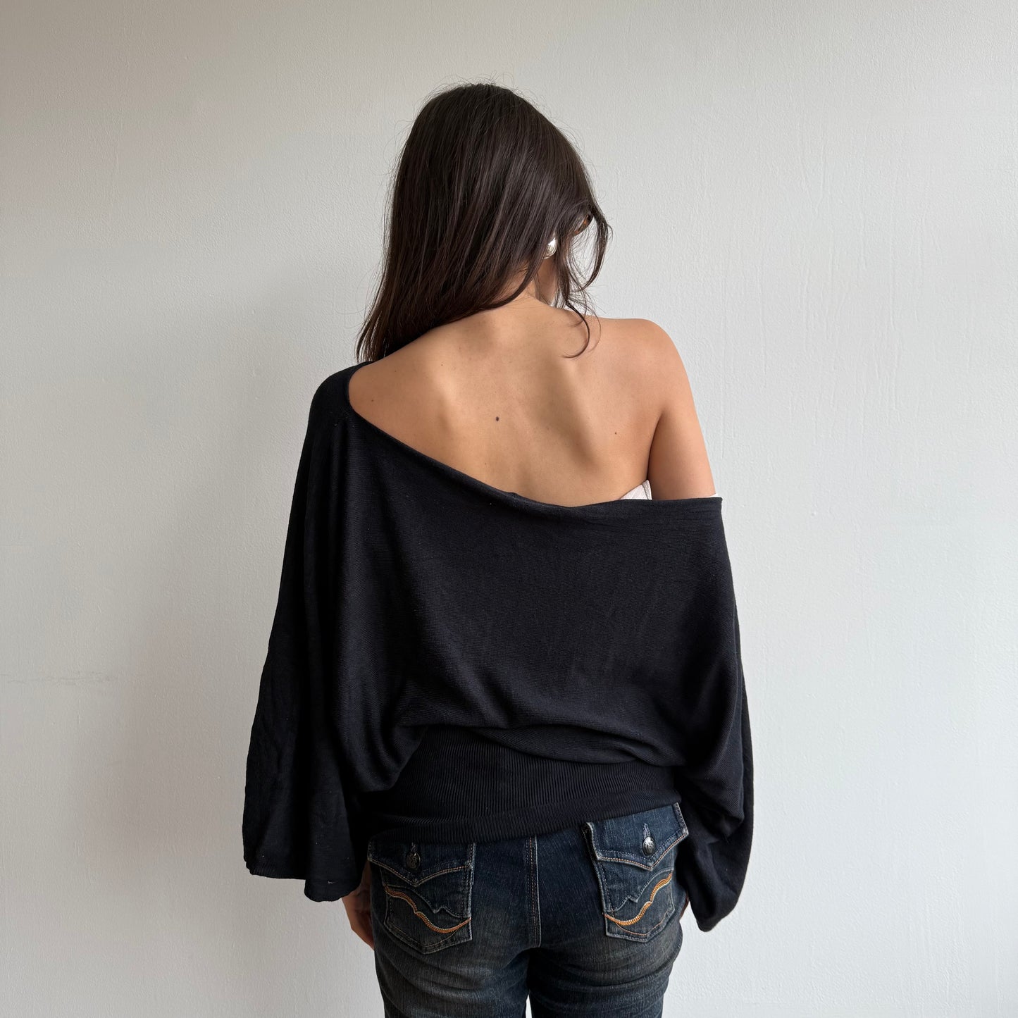 Black slouchy knit - Size M