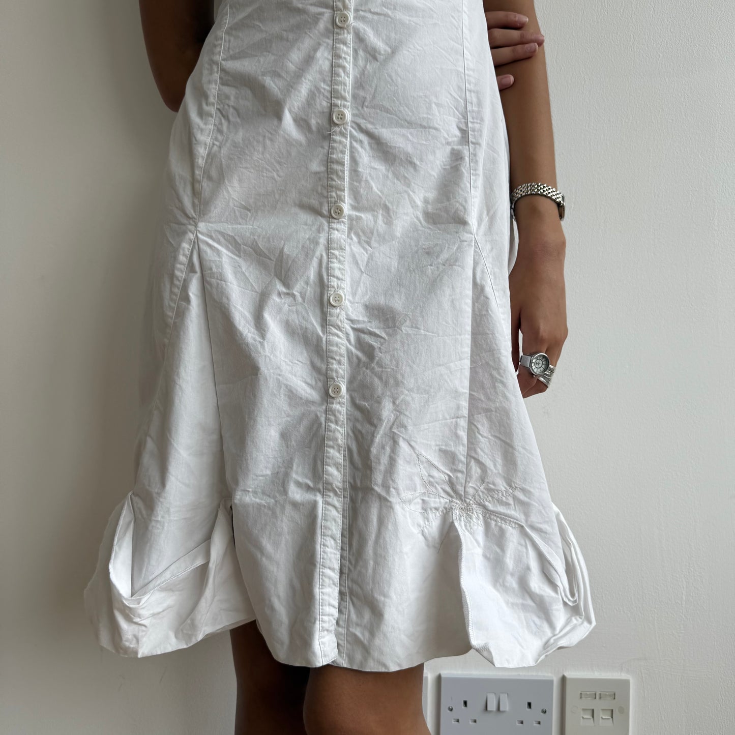 White cargo dress - Size XS