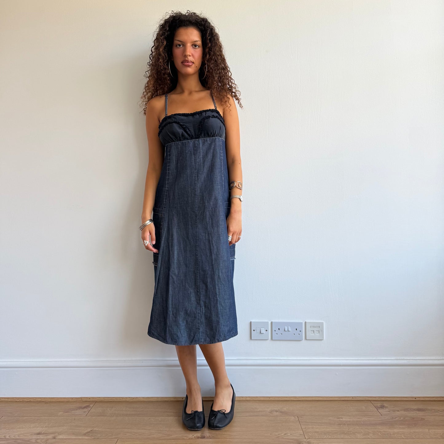 MFG denim maxi dress - Size L