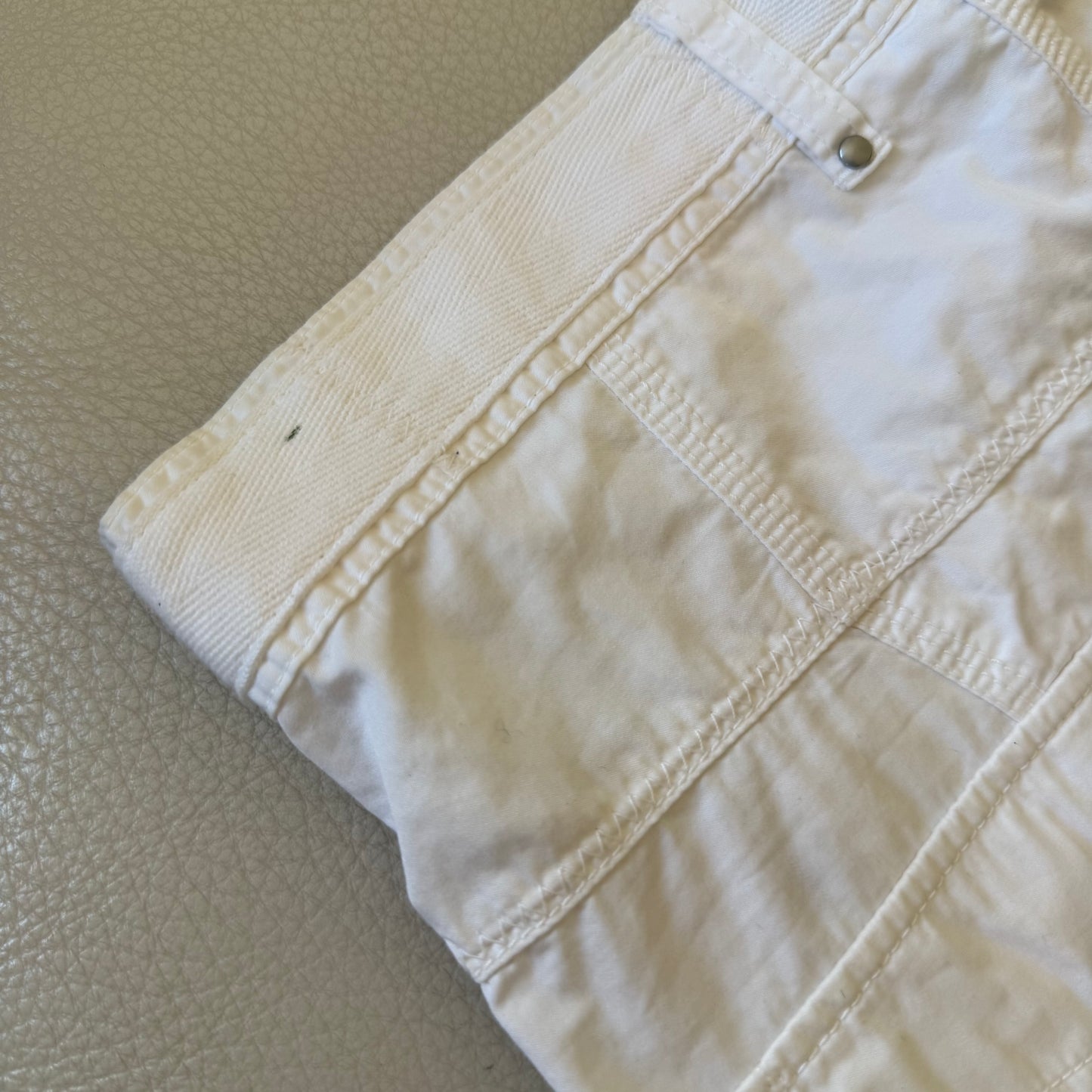 White cargo tassel skirt - Size XS + S