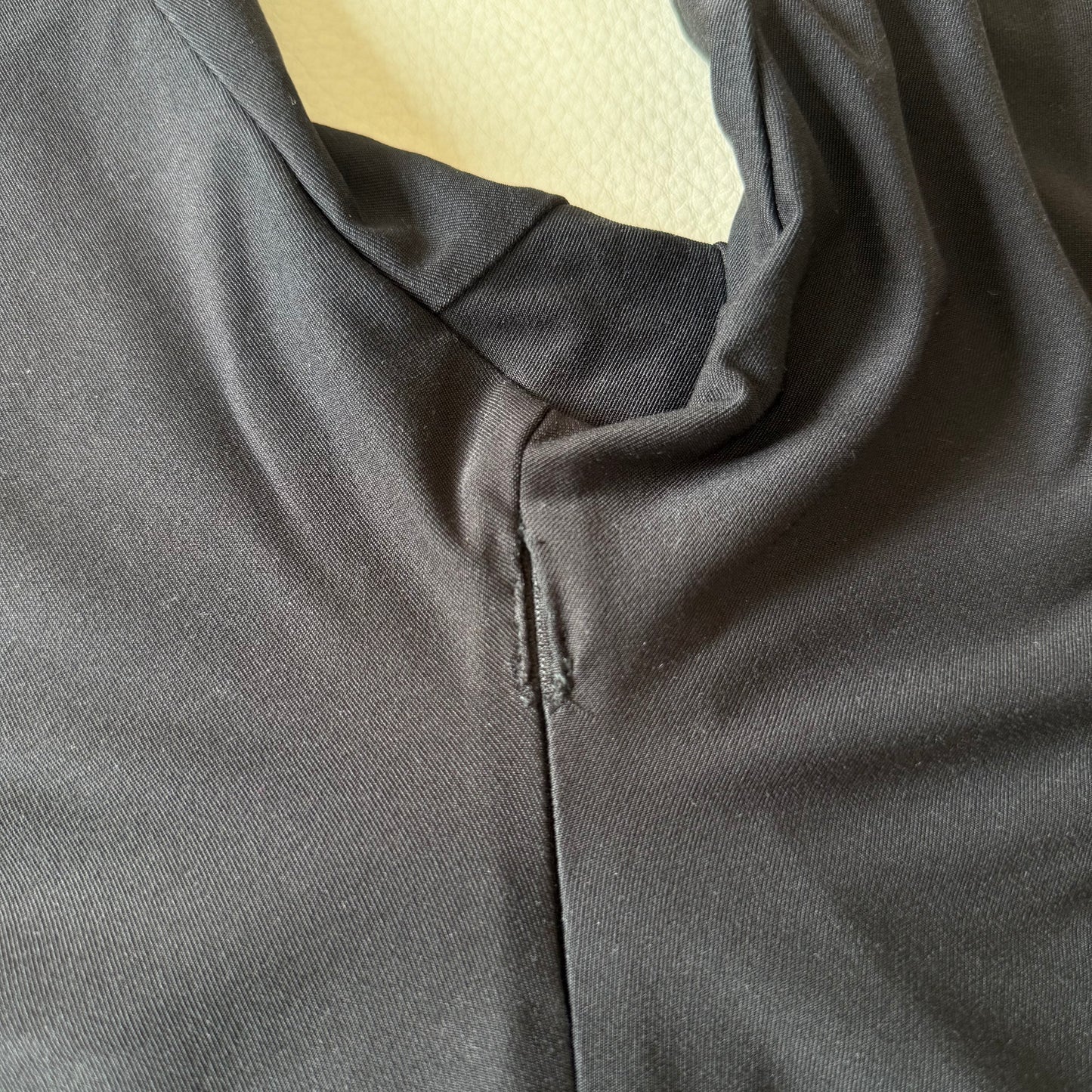 Black Nike zip front capris - Size XS + S + M
