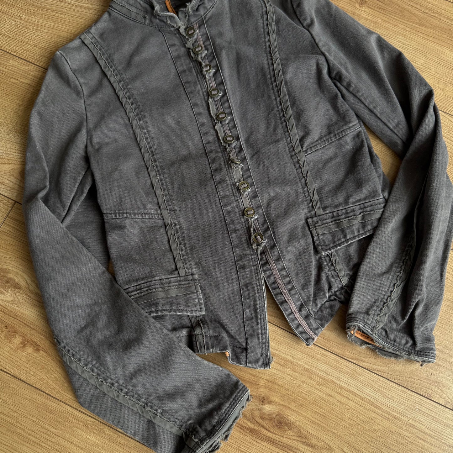 Khaki military jacket - Size S