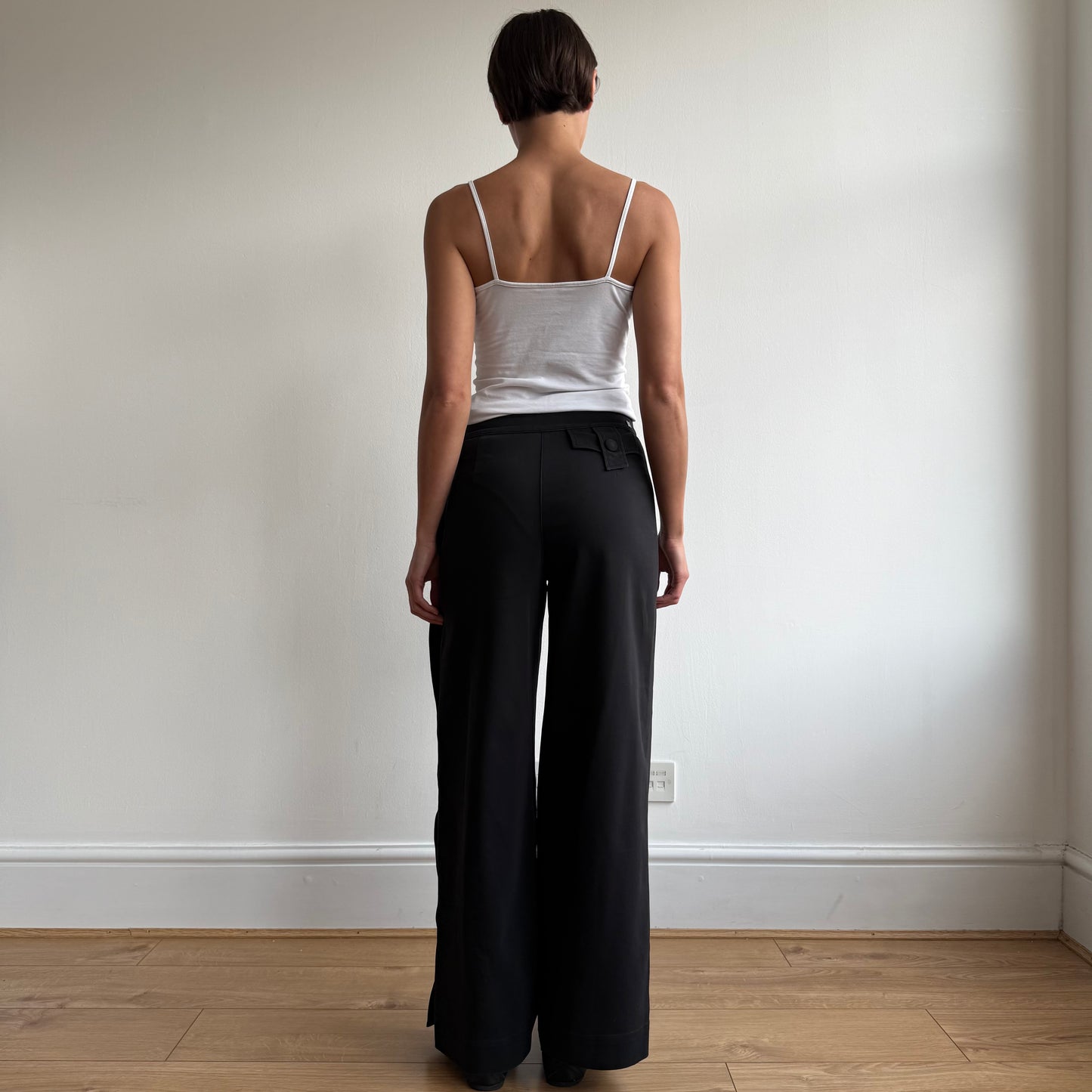 Black Cop Copine popper trousers - Size S