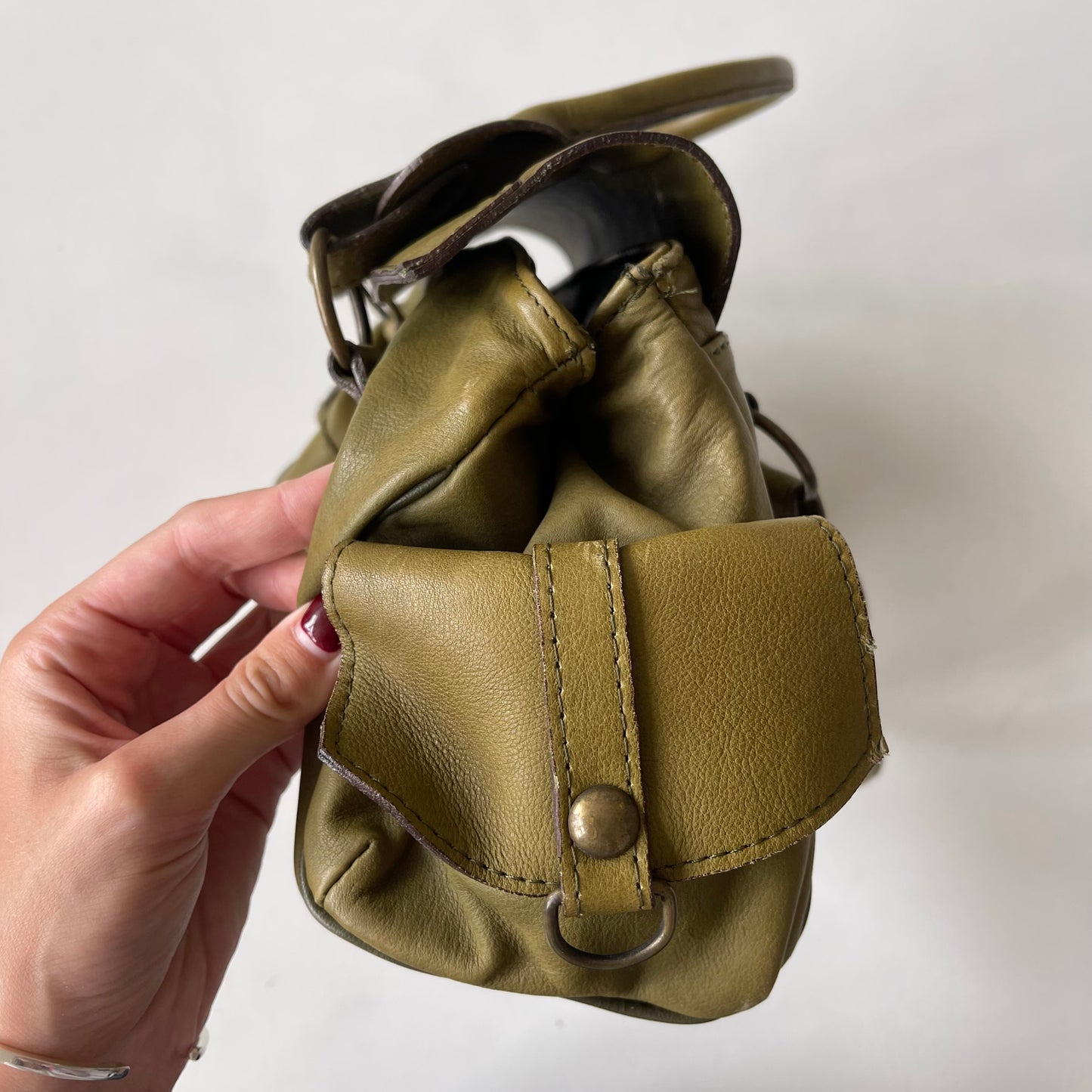 Khaki mini 90’s bag