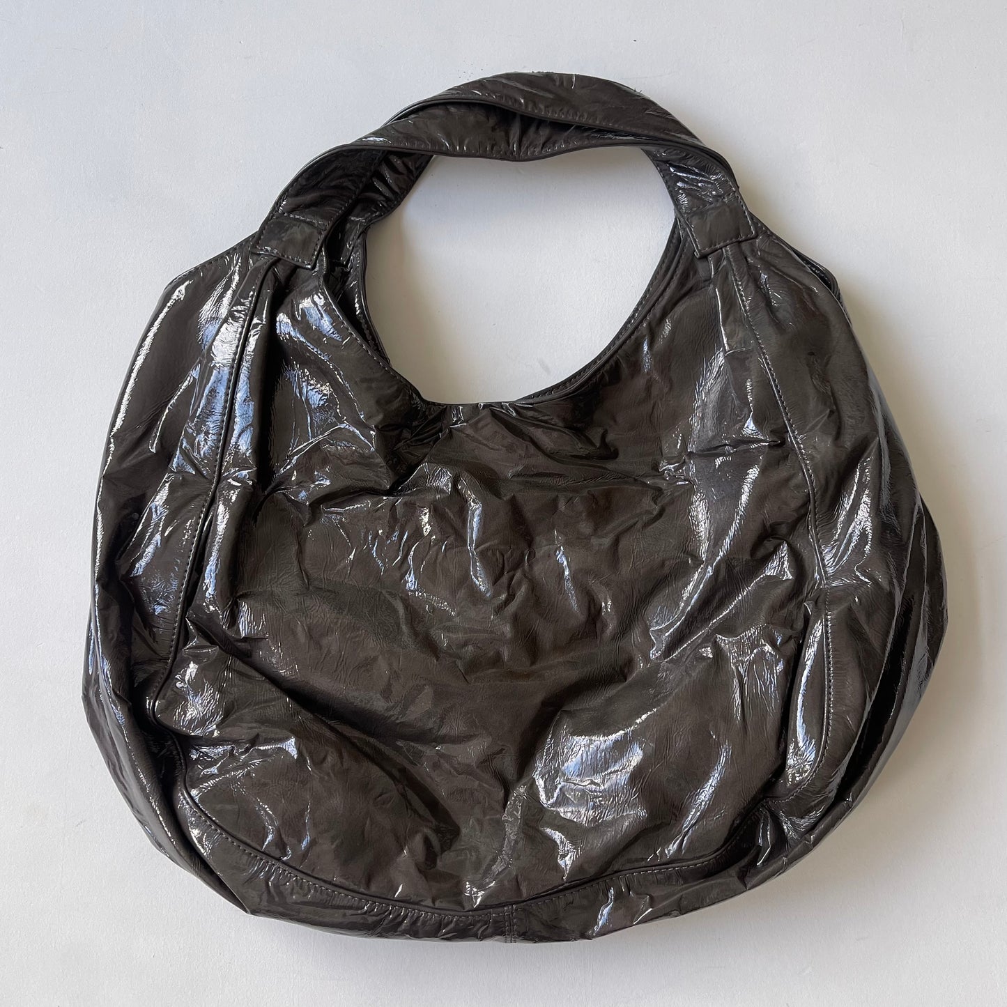 Brown hobo bag