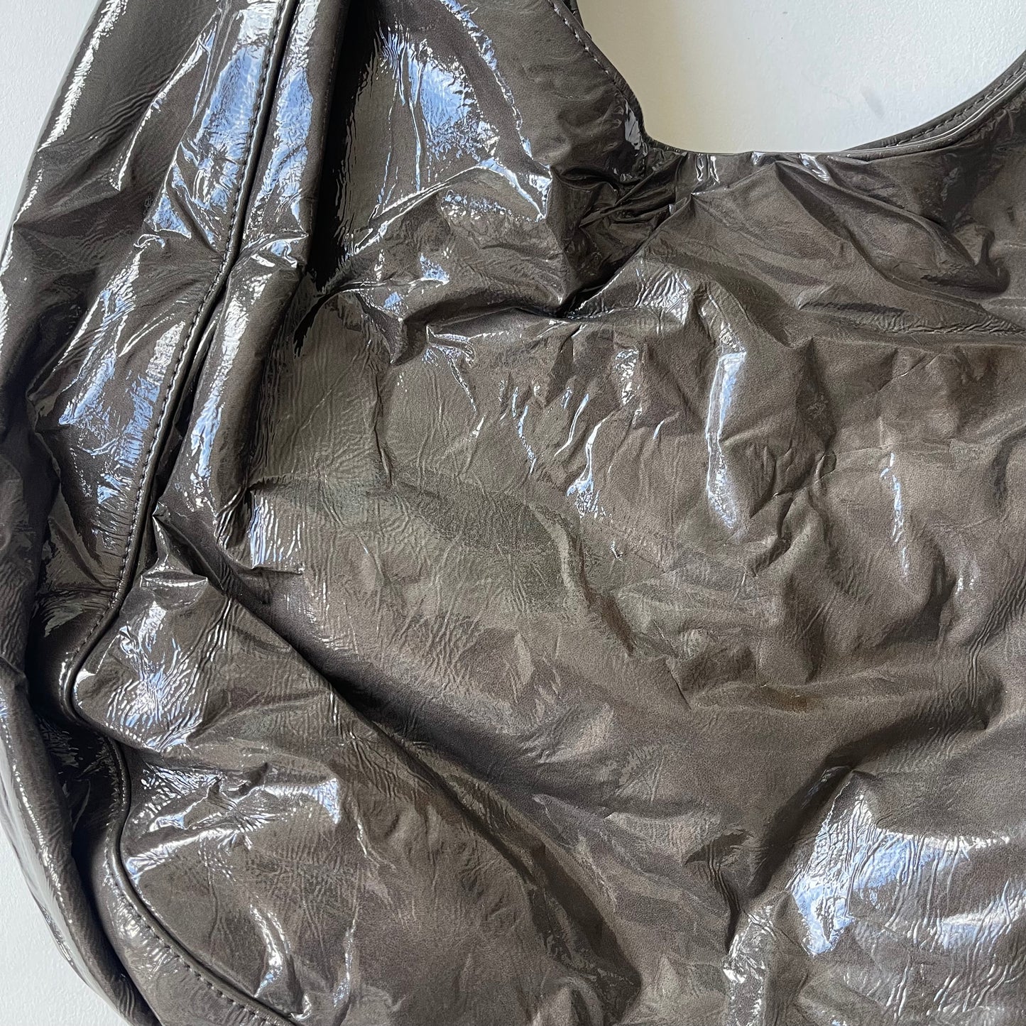 Brown hobo bag