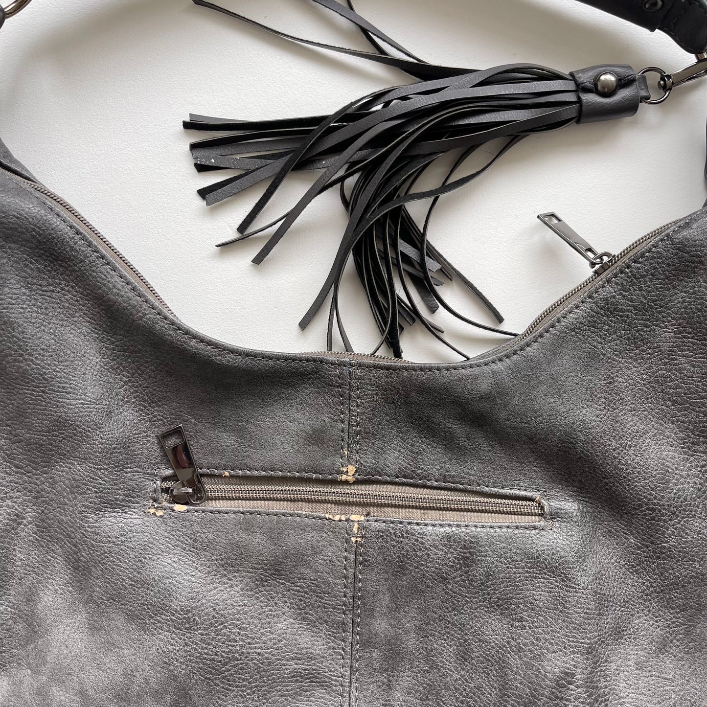 Studded grey bag - OS