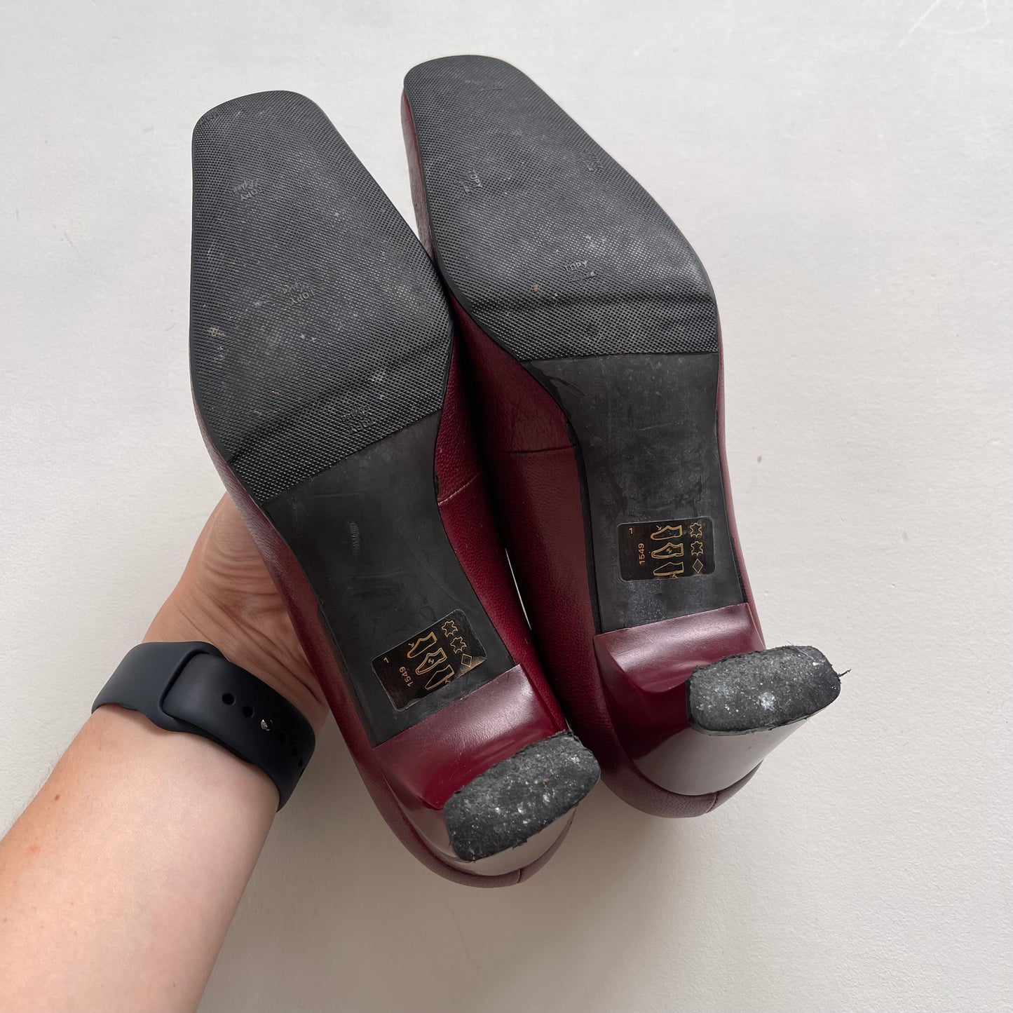 Red ballet heels - Size UK3