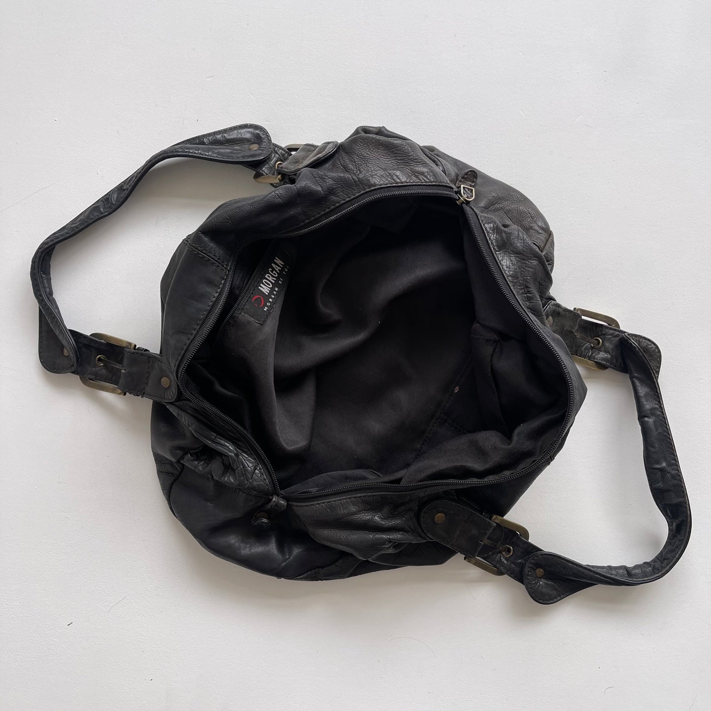 Black Morgan slouchy bag - O/S