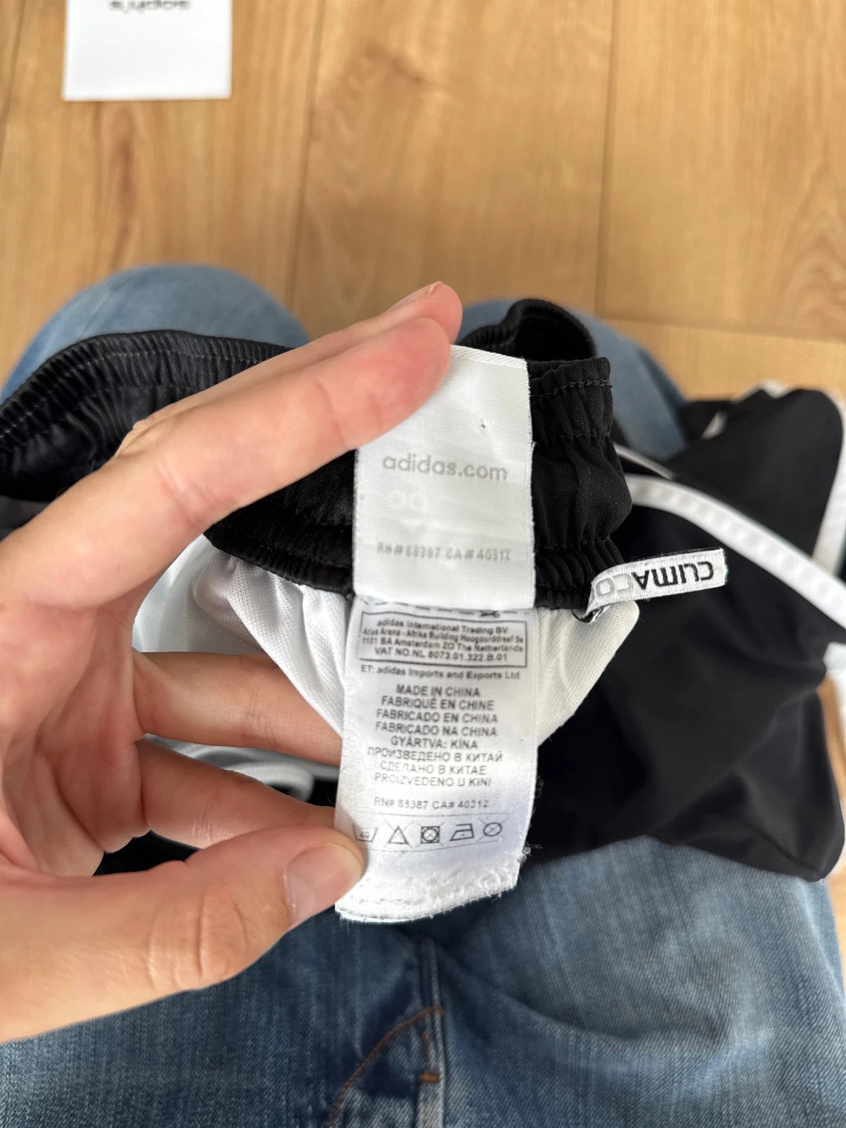 Black sporty adidas basketball shorts - Size S-M