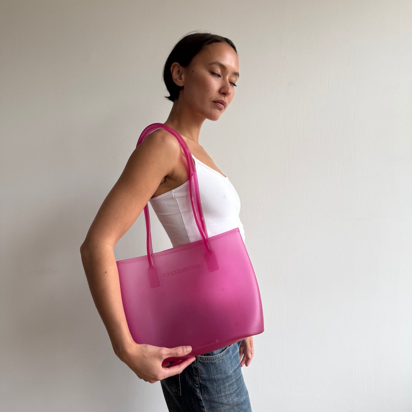Hot pink jelly bag - One Size