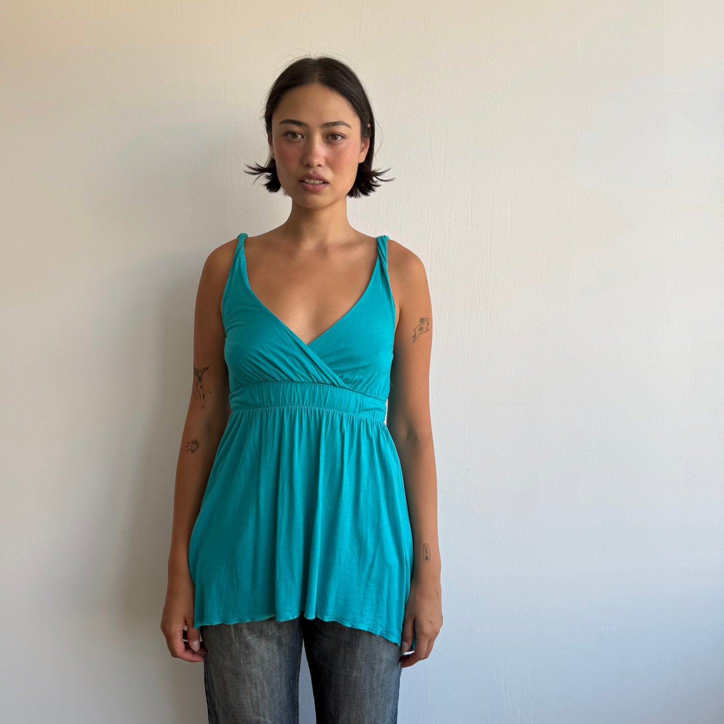 Teal floaty top - Size S