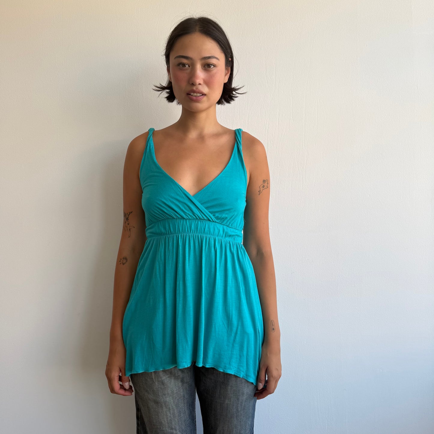 Teal floaty top - Size S