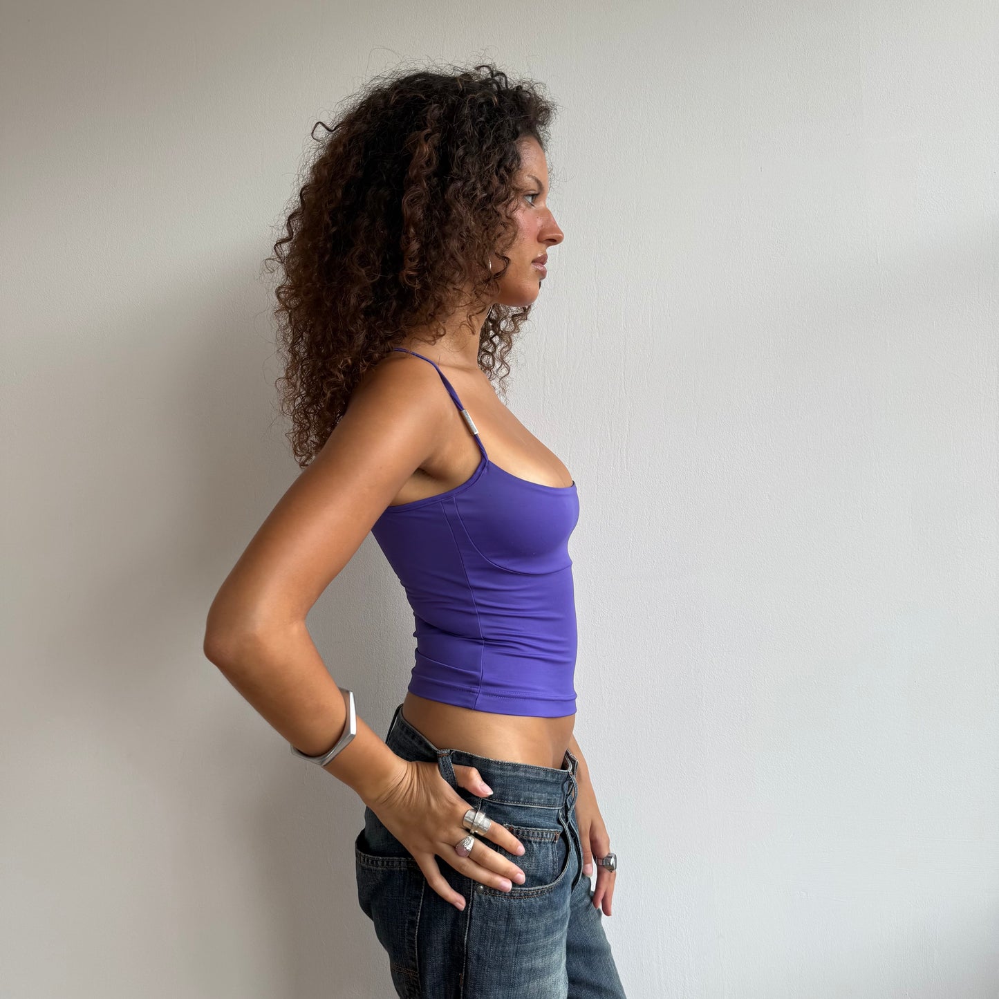 Purple slinky cami - Size XS