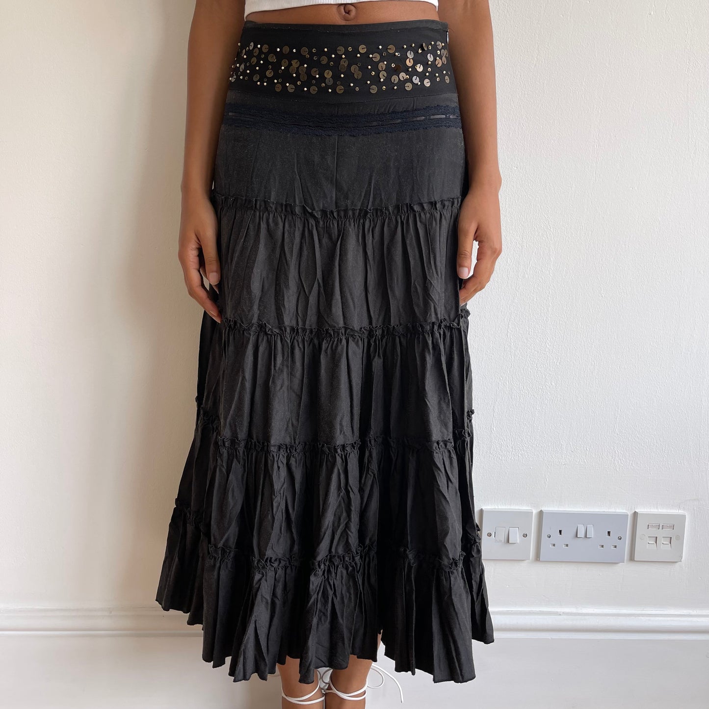 Sequin maxi skirt - Size S