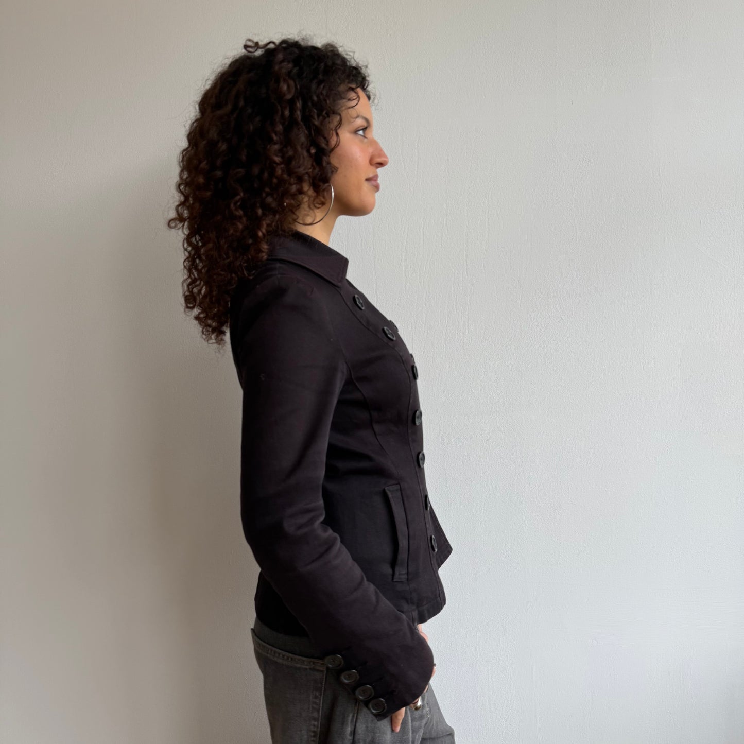 Double breasted button jacket - Size S