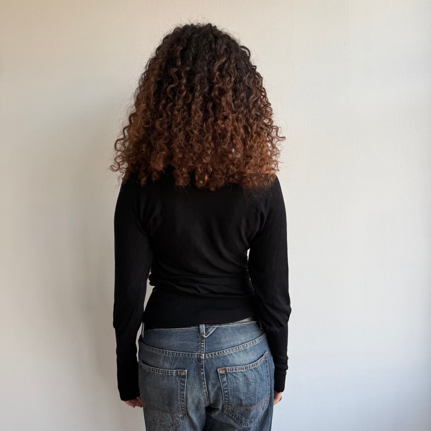 Black slouchy knit - Size S