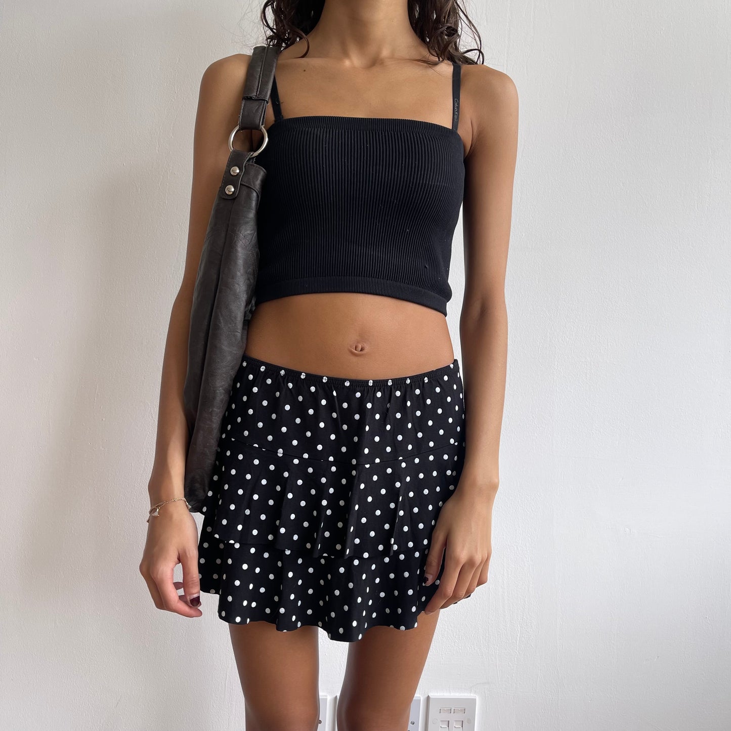 Polka dot rara mini skirt - Size XS