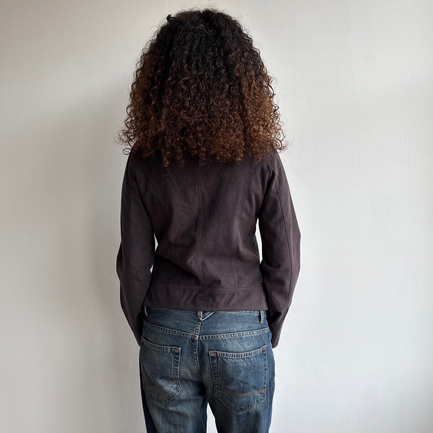 Cop Copine suedette slouchy jacket - Size S/M