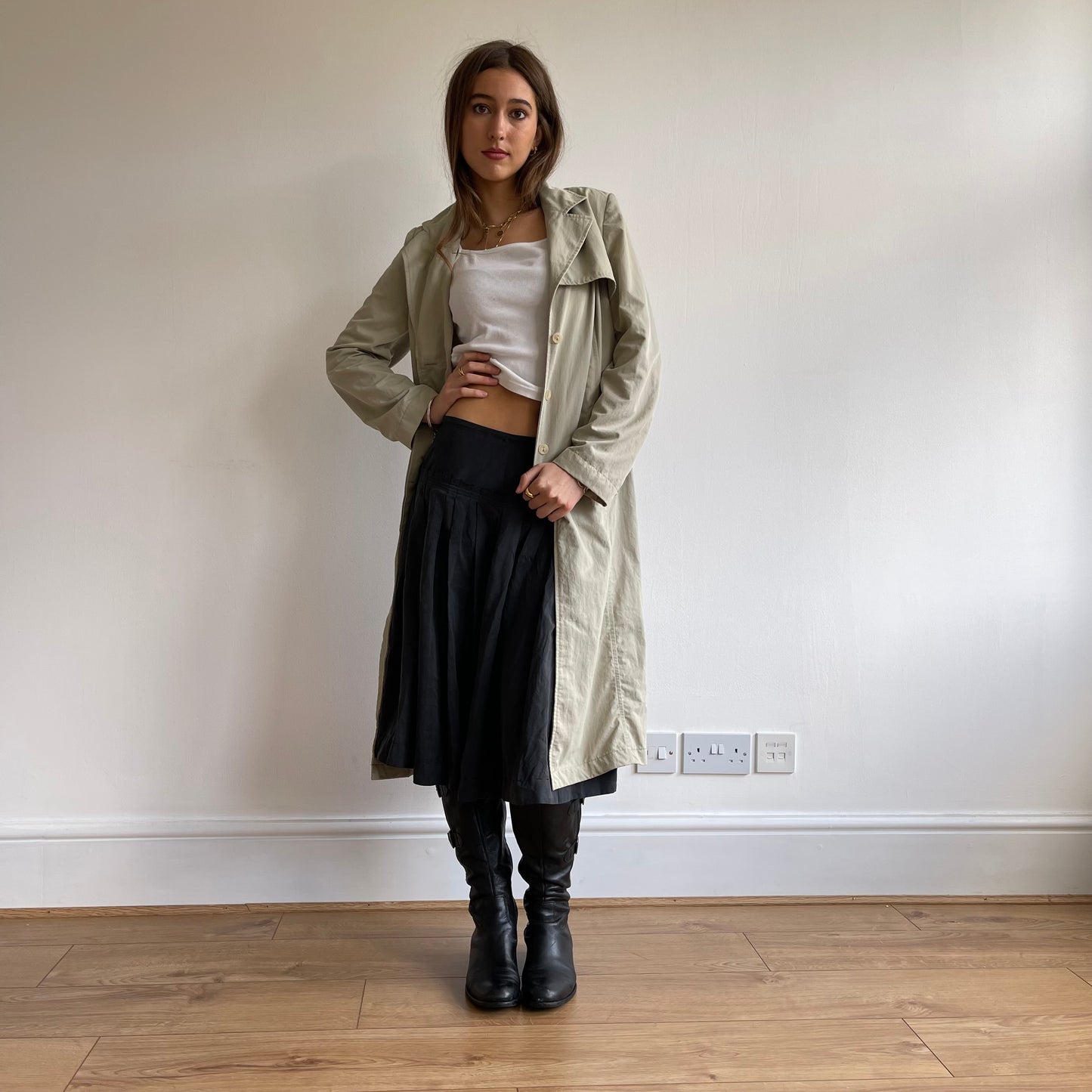 Beige trench coat - Size XS