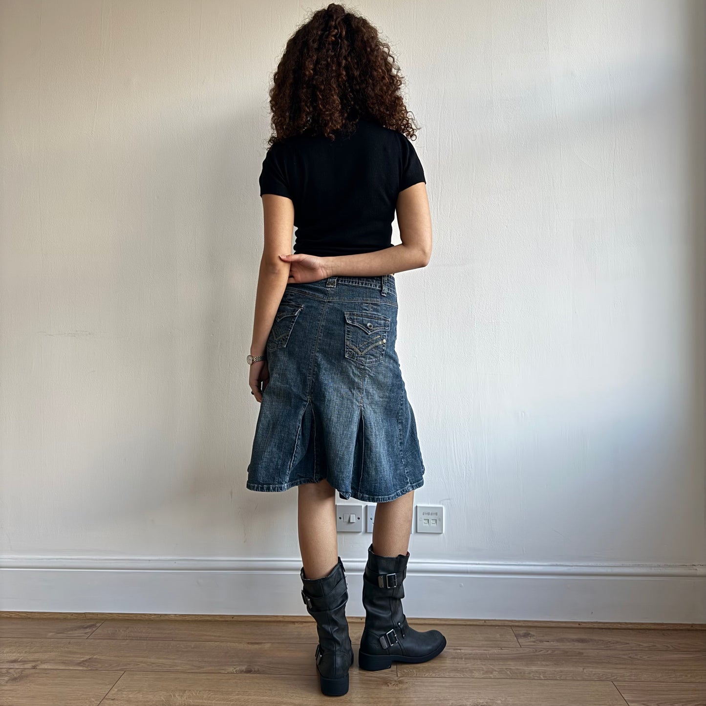 Denim midi skirt - Size S