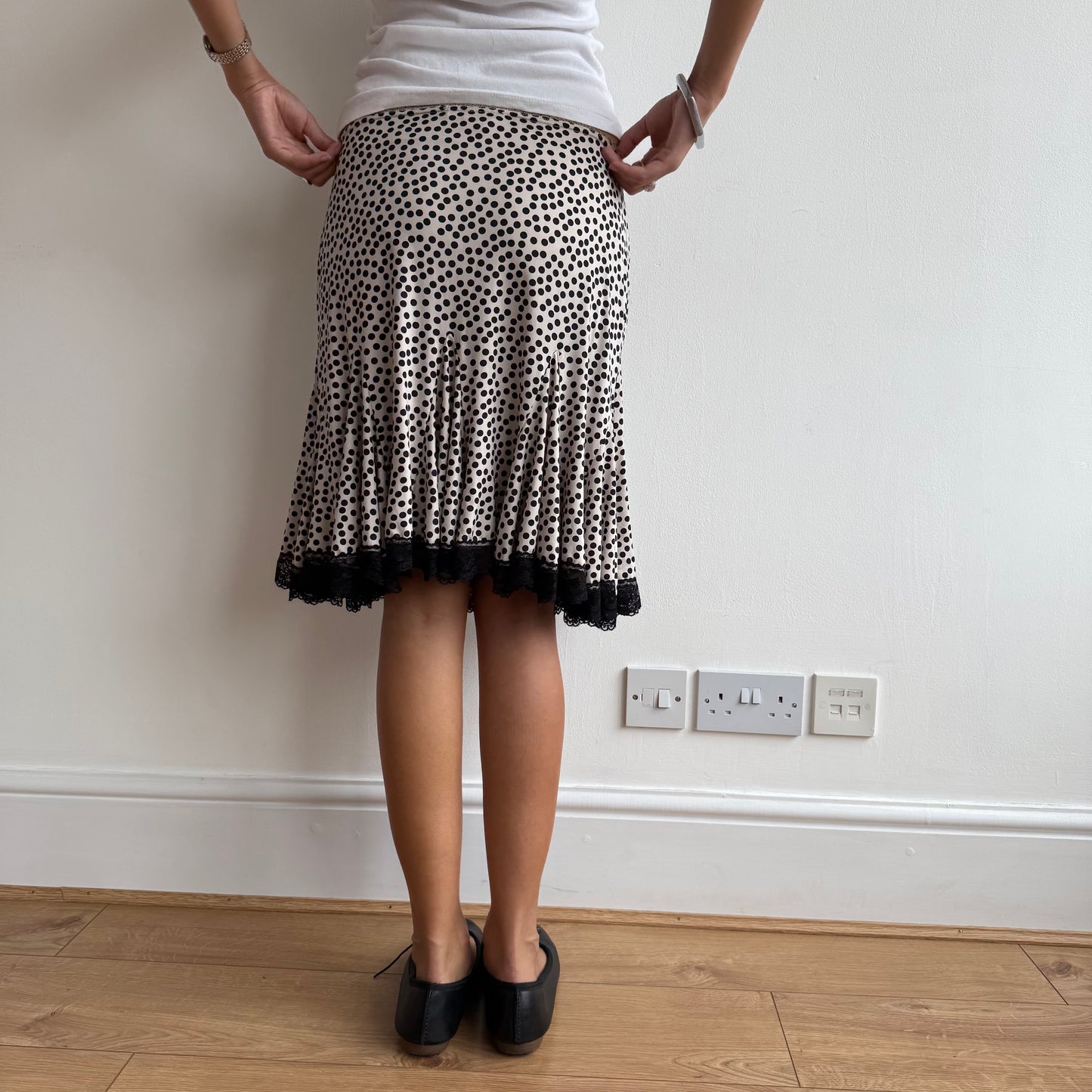 Polka dot midi skirt - Size S