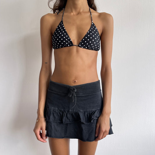 Black polka dot bikini - Size XS
