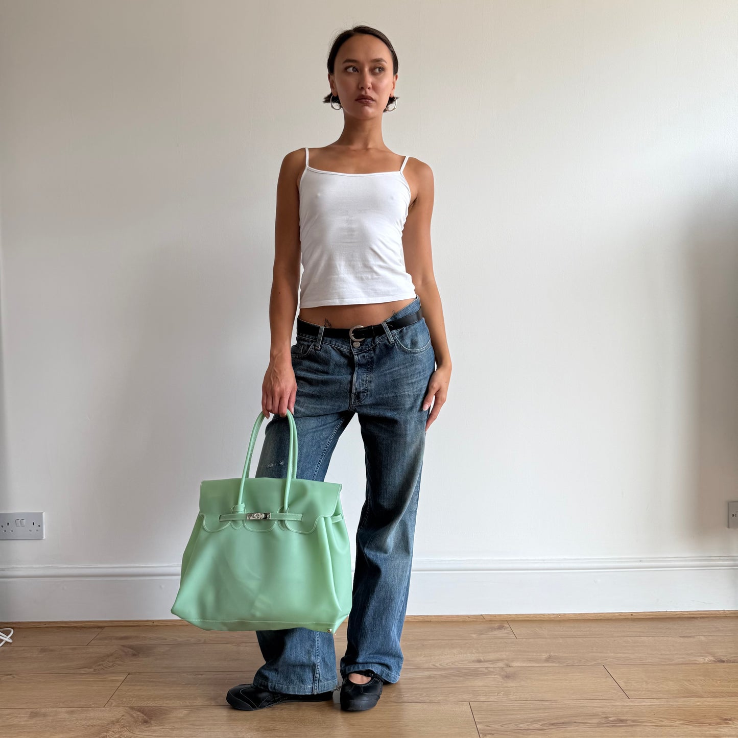 Mint jelly ‘firkin’ bag - One Size
