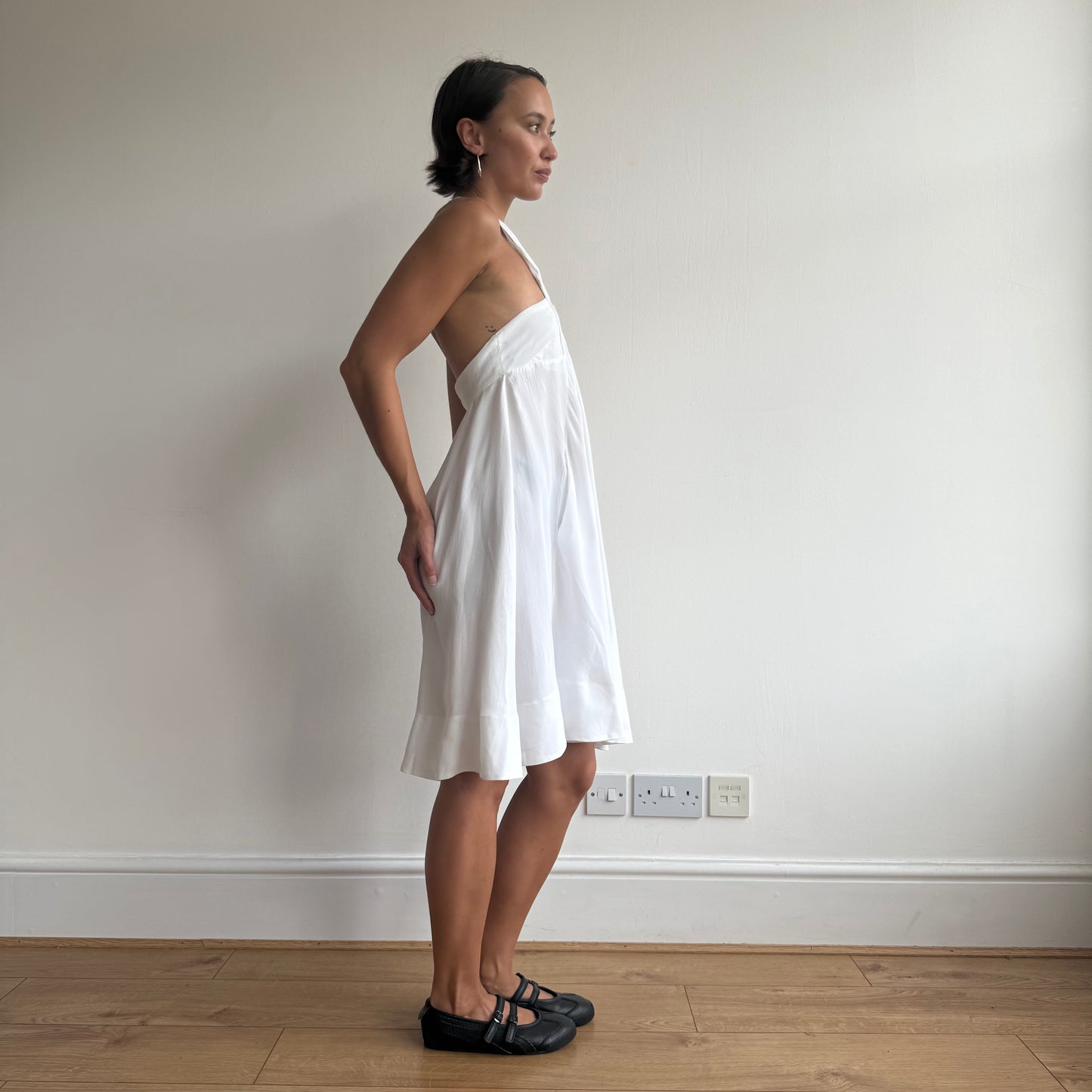 Miss Sixty white halter dress - Size S