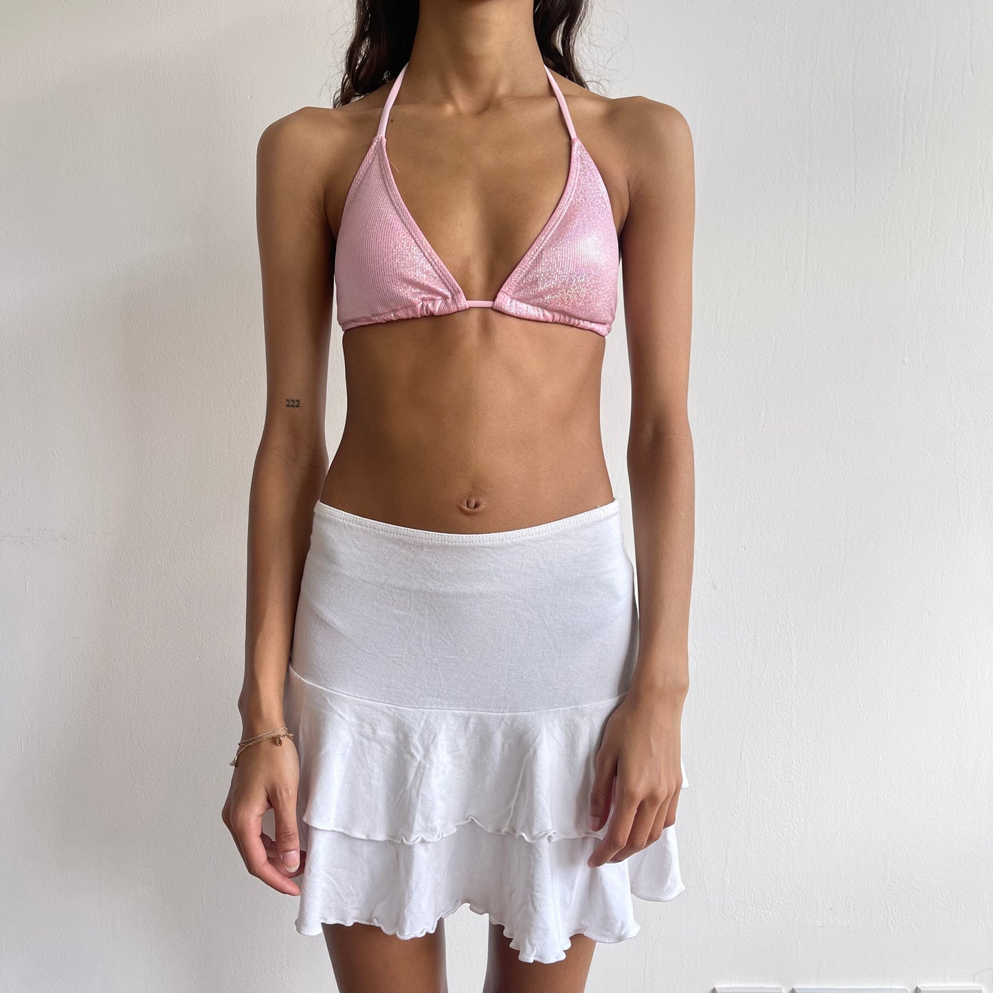 Pink metallic bikini - Size S