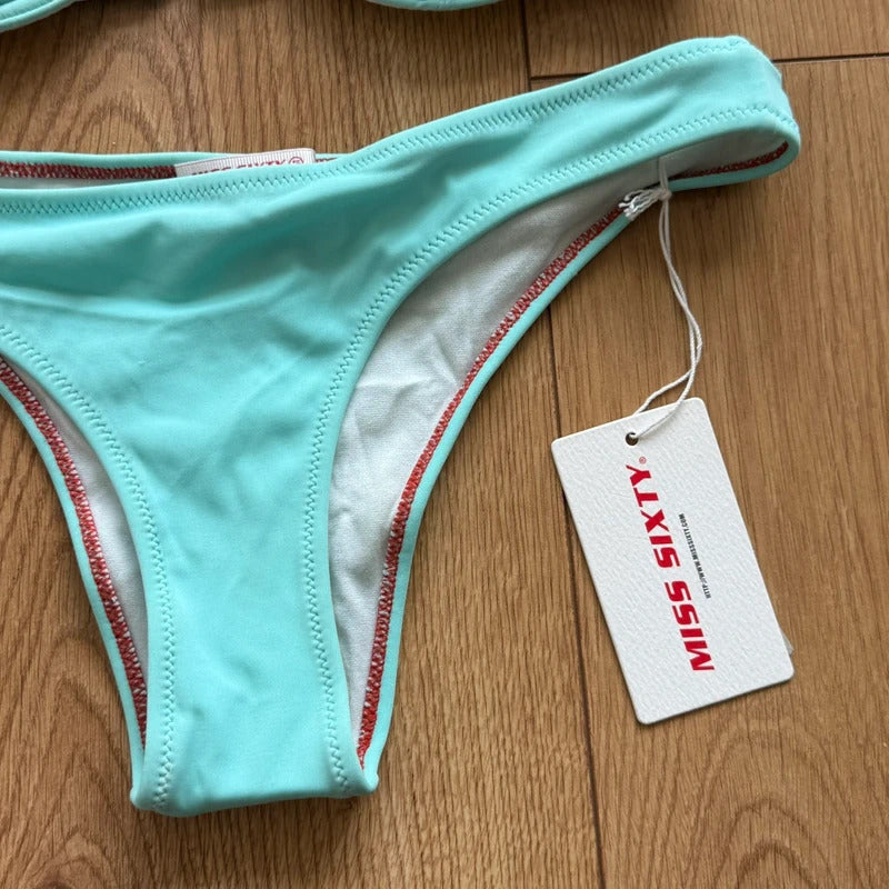 BNWT Miss Sixty turquoise Bikini - Size S