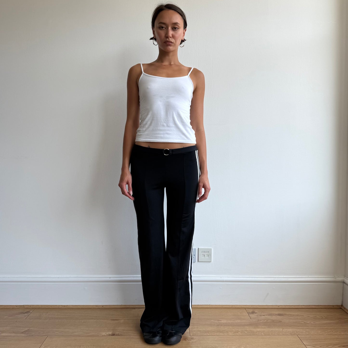 Black Adidas o-ring yoga pants - Size S