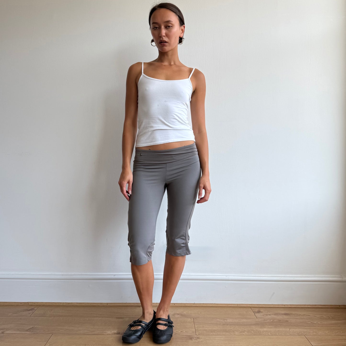 Taupe Adidas capris - Size XS