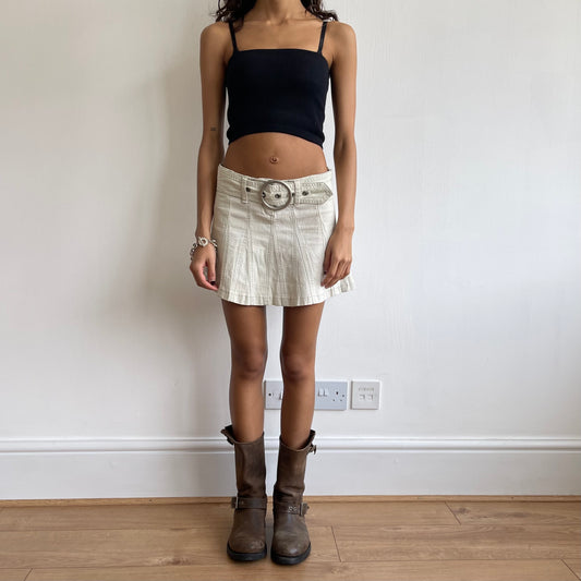 Belt mini skirt - Size XS