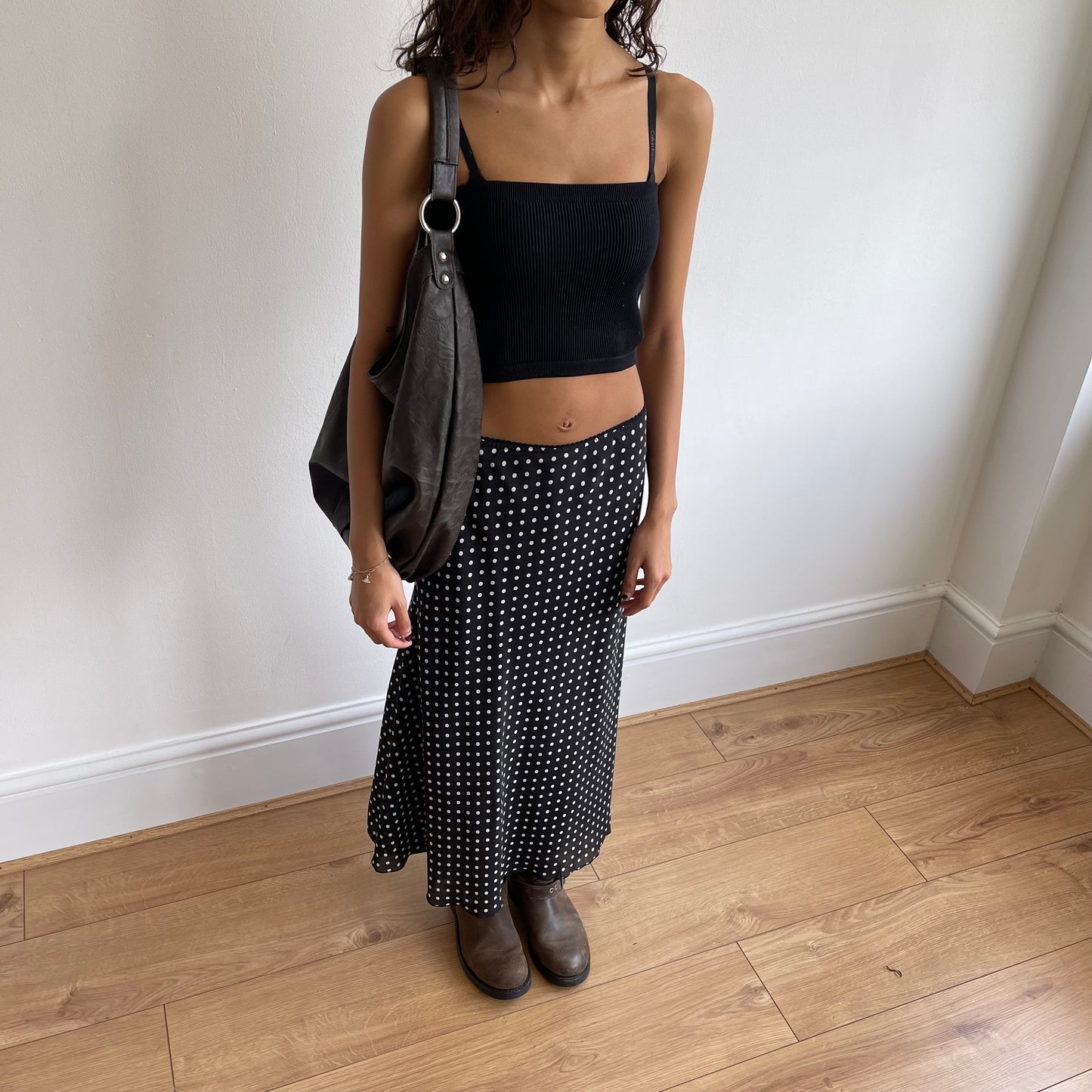 Polka dot midi skirt - Size S/M