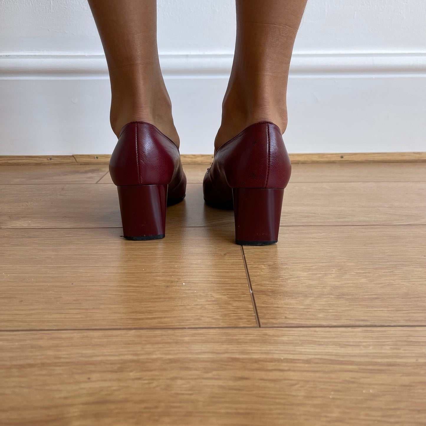 Red ballet heels - Size UK3