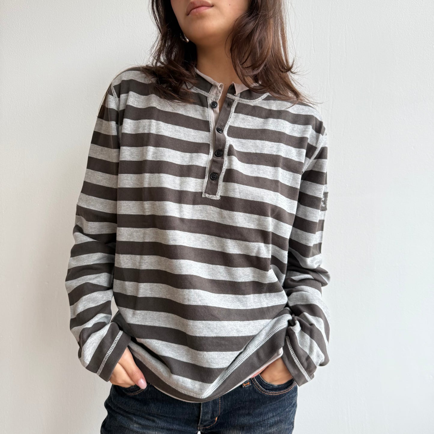 Striped rugby top - Size S