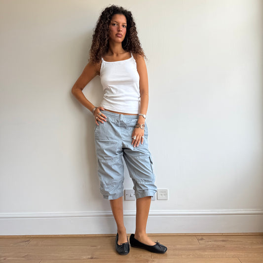 Grey Adidas capris - Size S