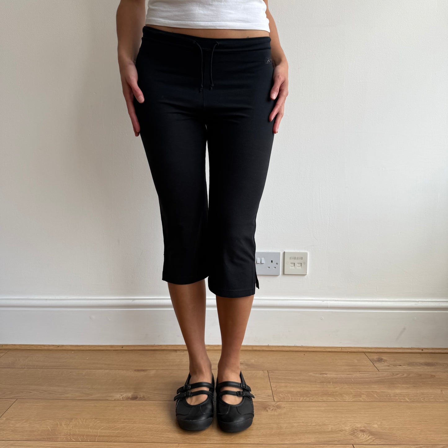 Reebok black capris - Size S