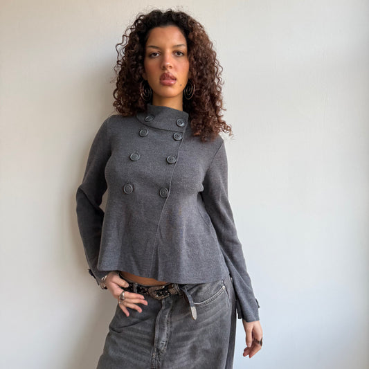 Grey pea knit - Size S